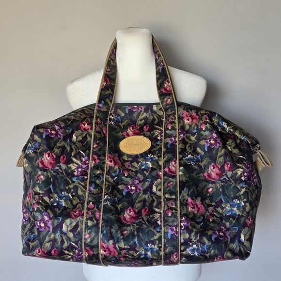 Vintage 80s Lacrosse Duffle Overnight Travel Tote Bag - Picture 2 of 16